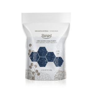 Cera Liposoluble Elástica Azul 1Kg en perlas